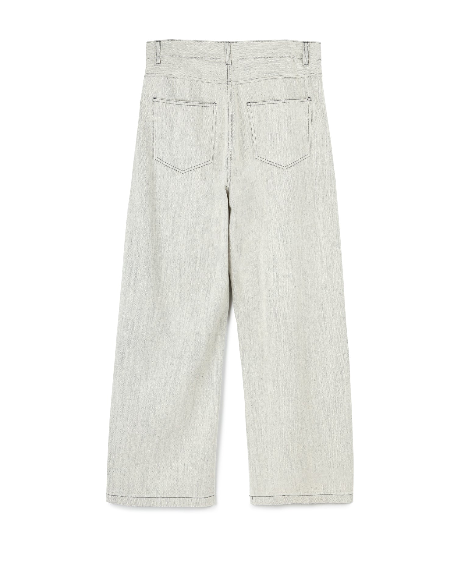 Stitch Denim Long Pants