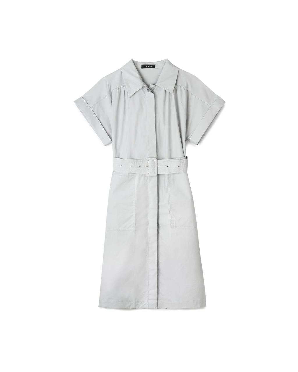 Belted Shirt Dress
