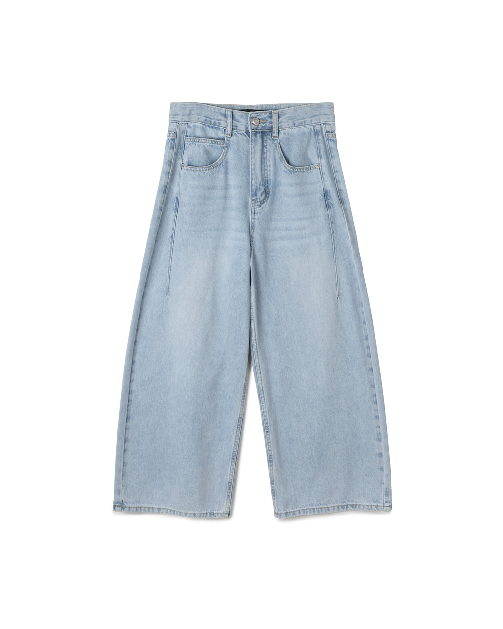 Boxy Silhouette Denim Pants