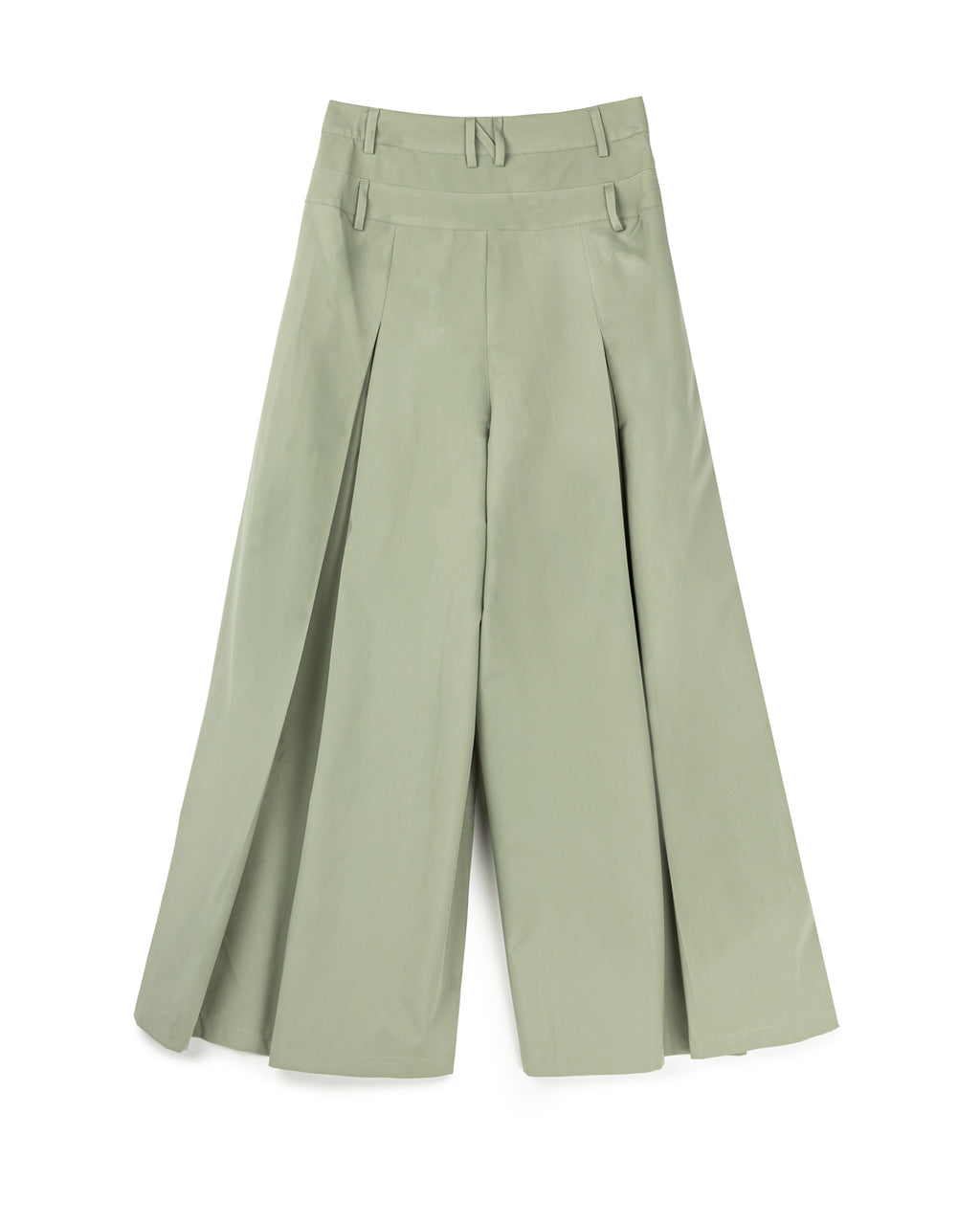 N E O Designer Set Pleated Wide Long Pant