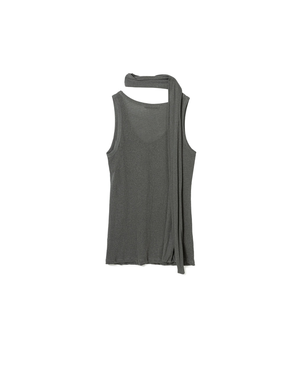 Draped Scarf Tank Top