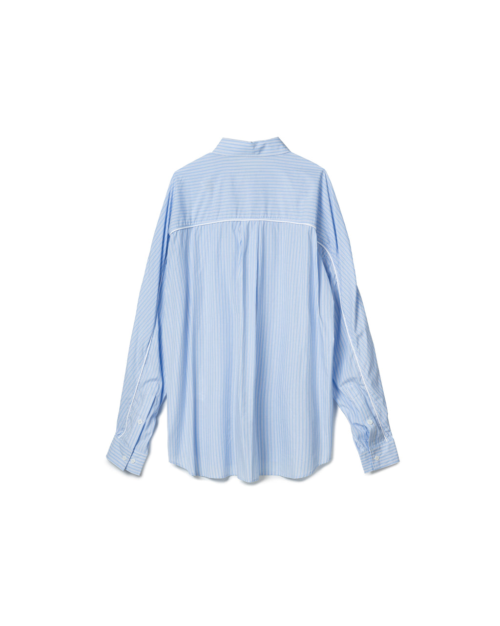 Contrast Seam Stripe Shirt