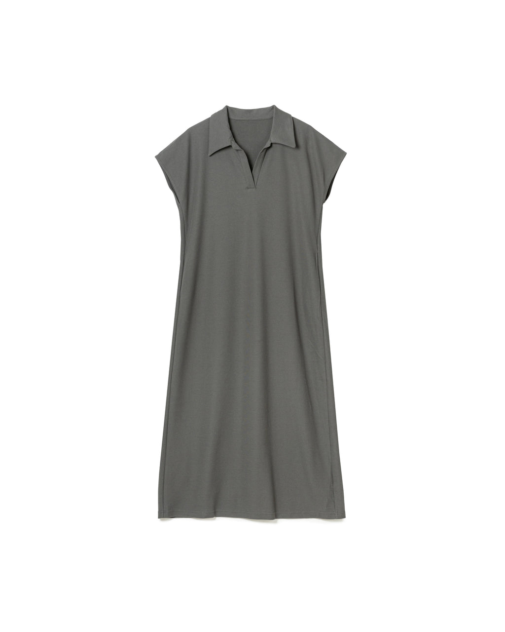 Split Collar Minimal Dress