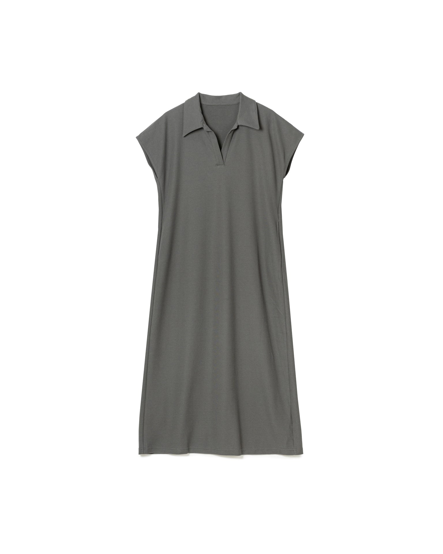Split Collar Minimal Dress