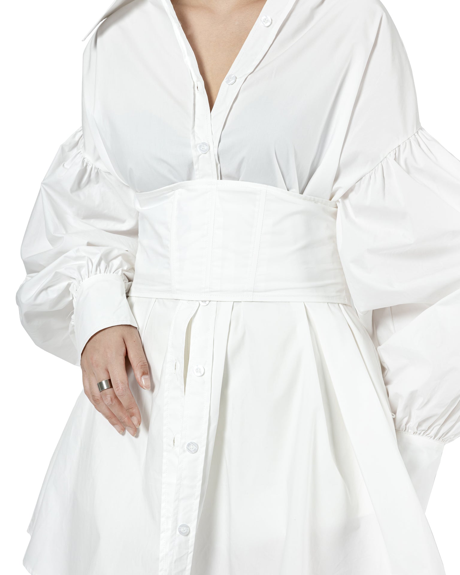 Puff Dress with Corset