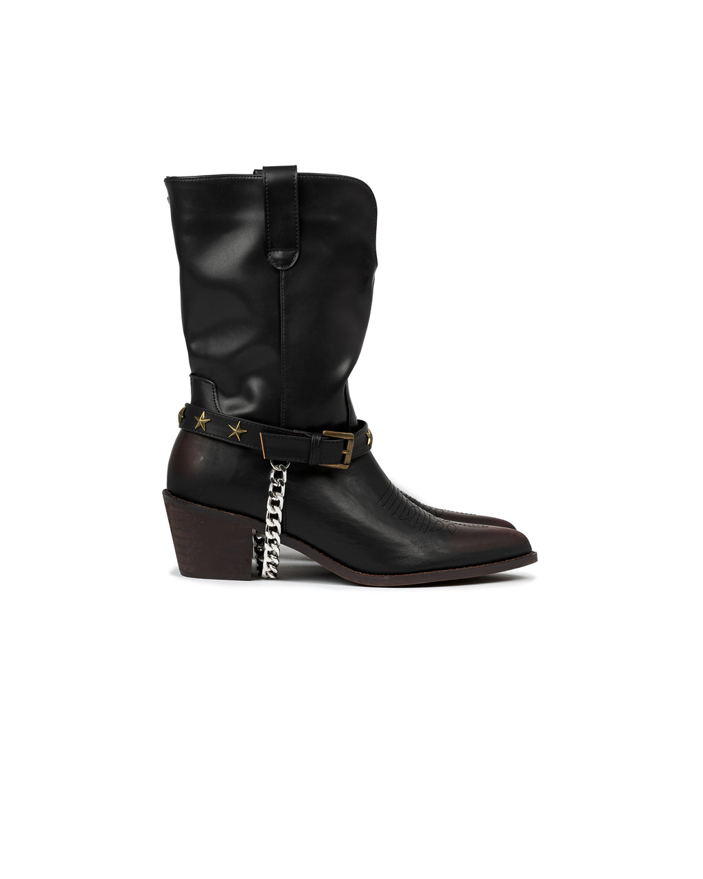 Starstruck Chain Cowboy Boots