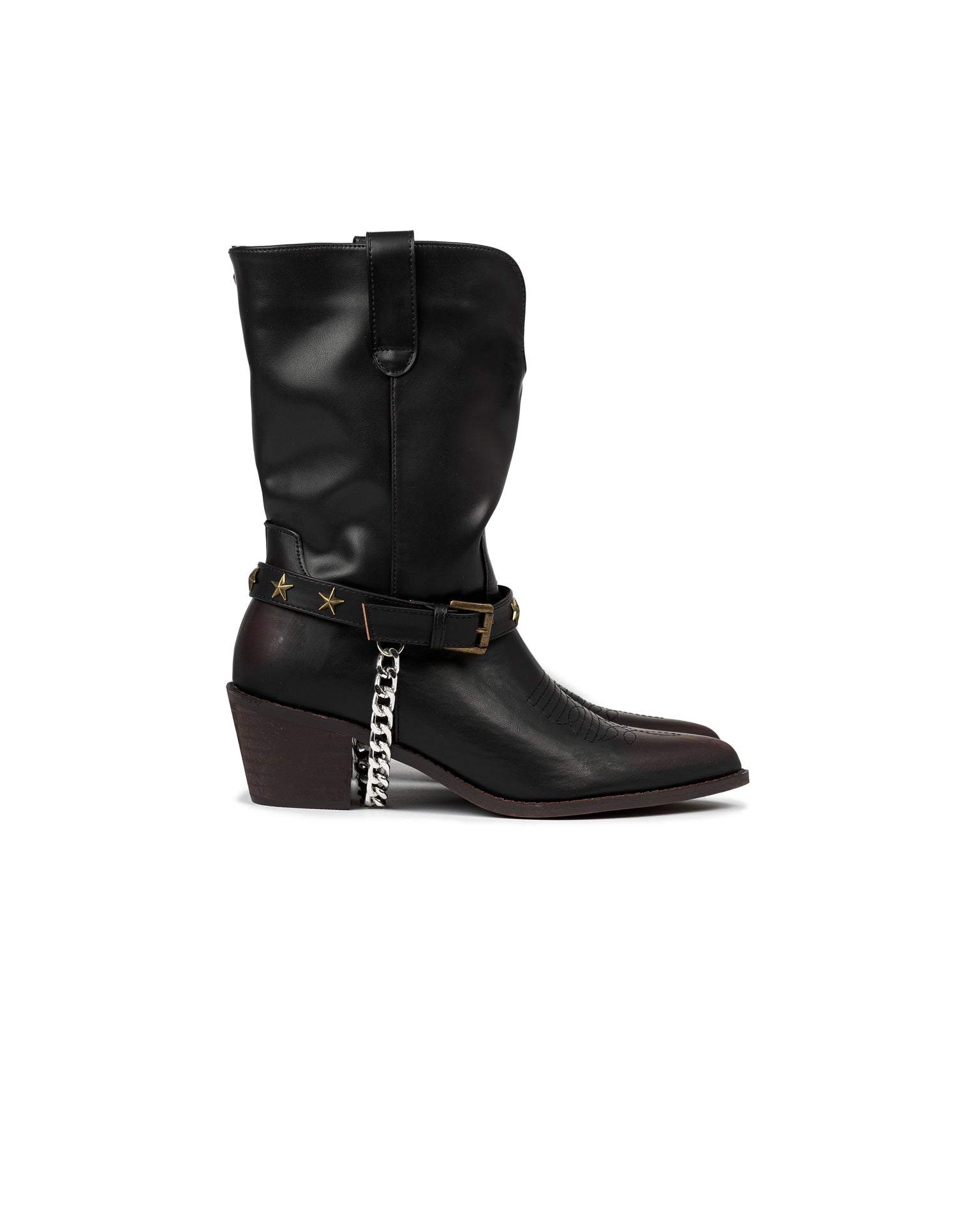 Starstruck Chain Cowboy Boots