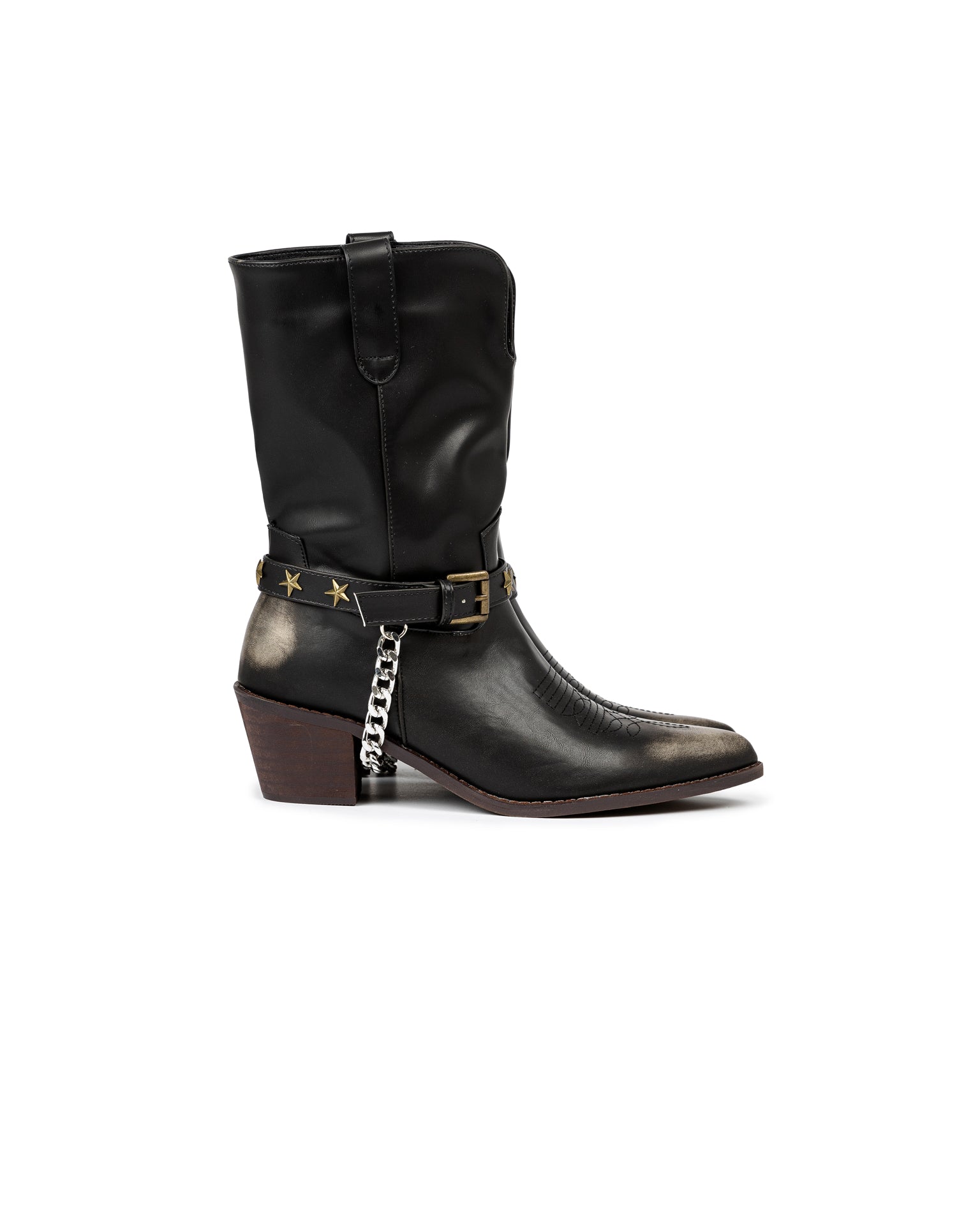 Starstruck Chain Cowboy Boots