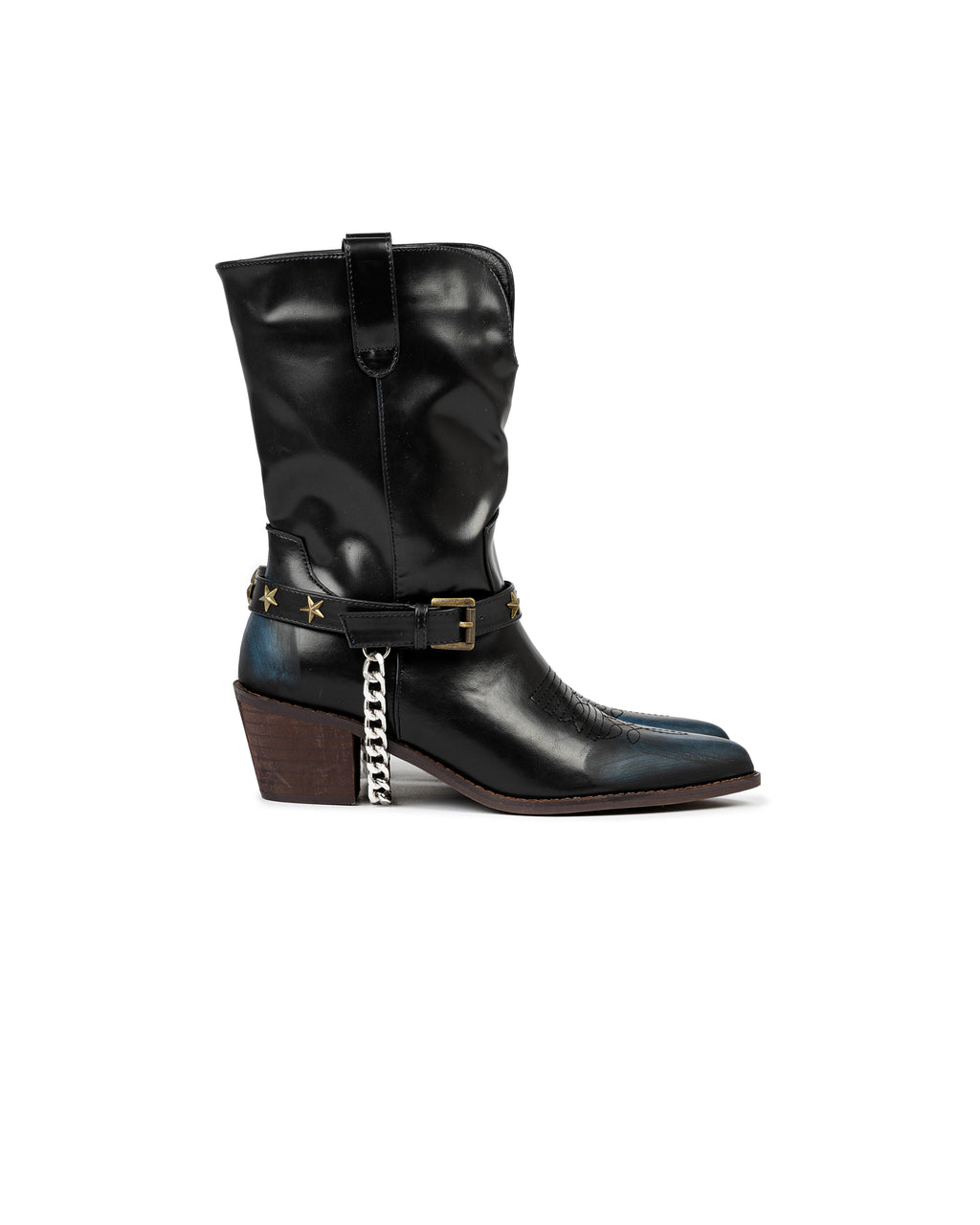 Starstruck Chain Cowboy Boots