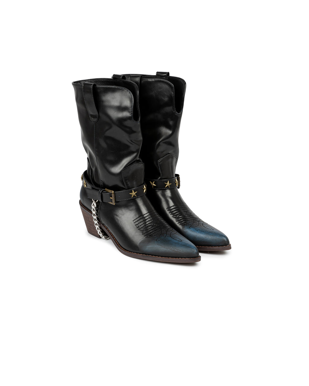Starstruck Chain Cowboy Boots