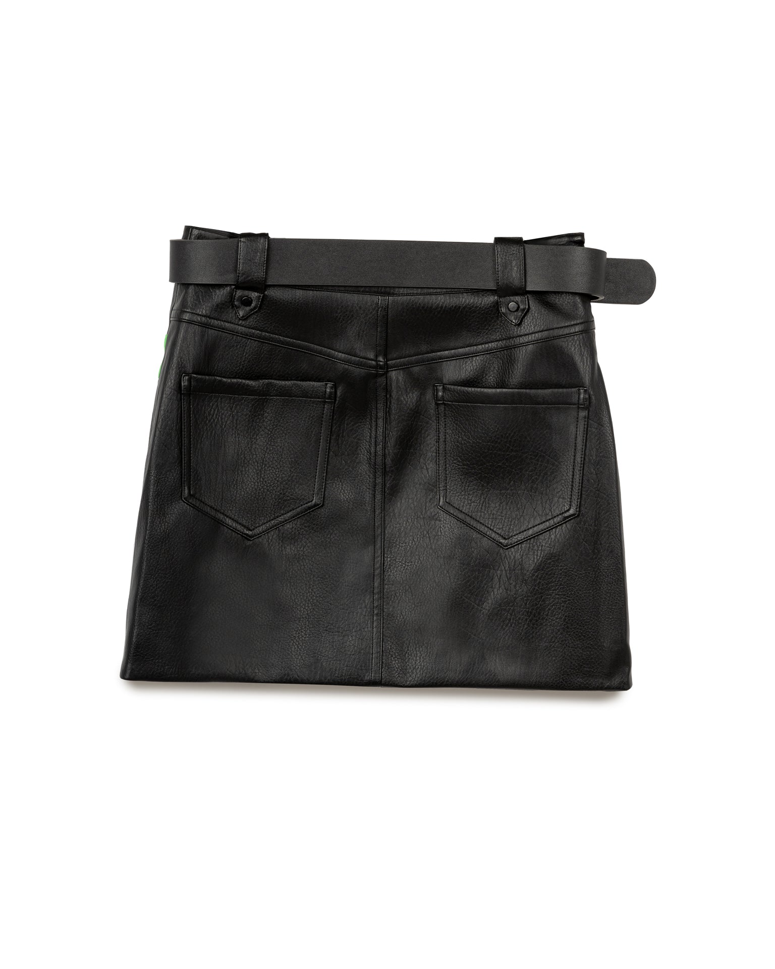 Neon Side-Stripe Mini Skirt