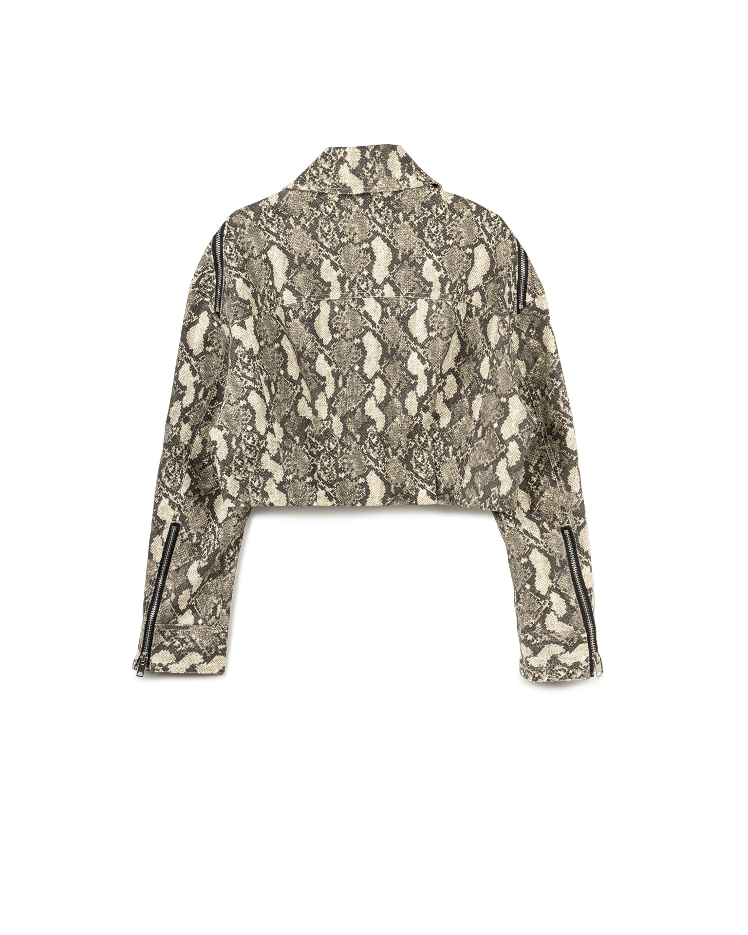 Designer Snake Cropped Blazer