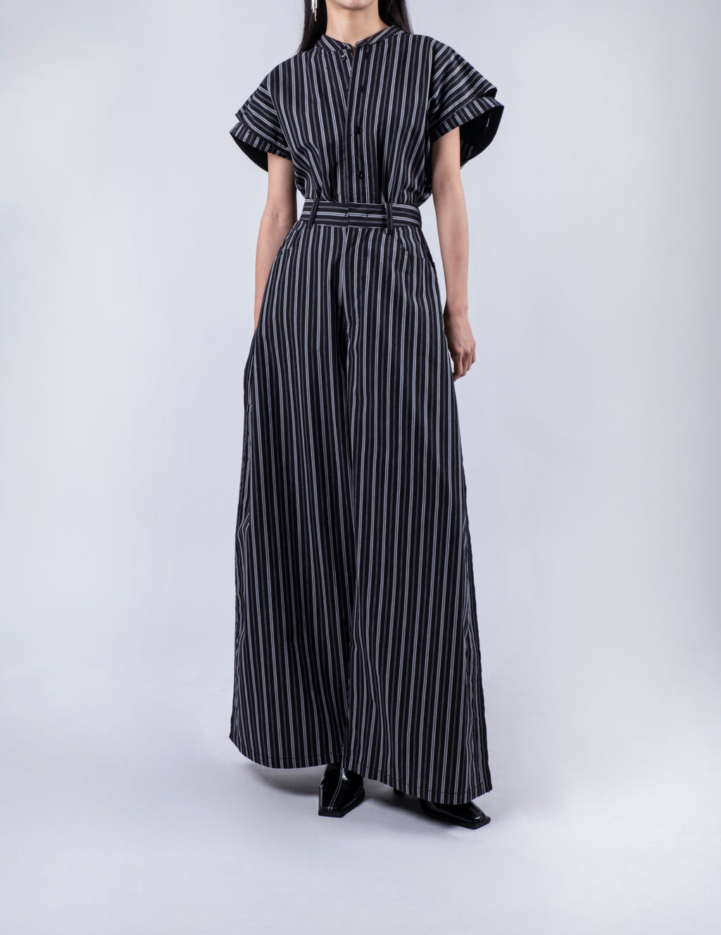 Designer Stripe Long Pants