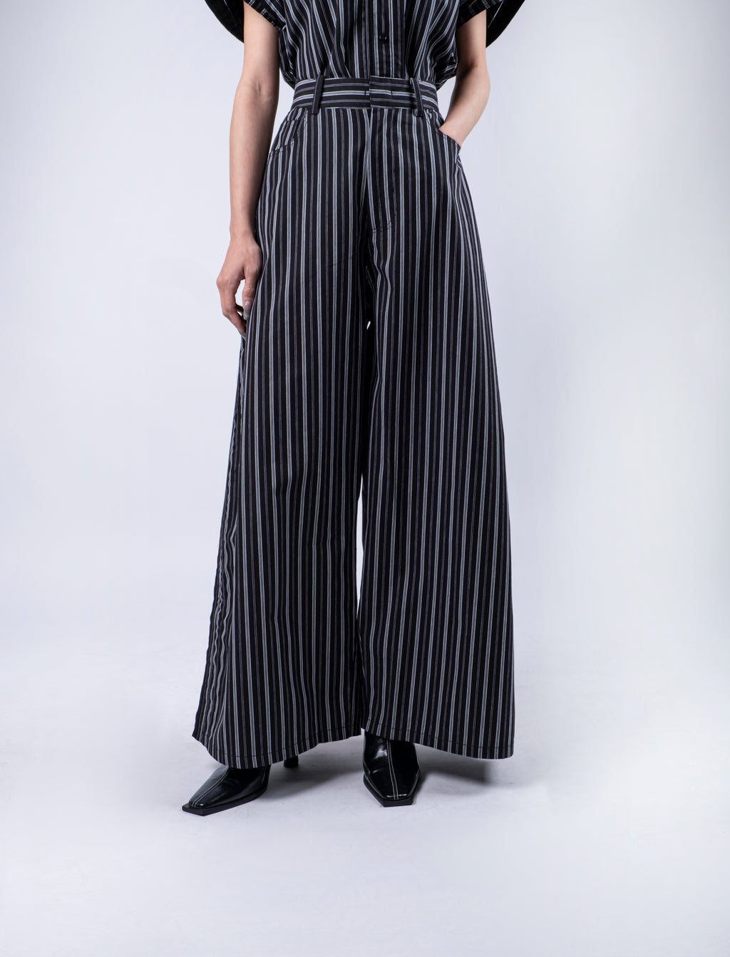 Designer Stripe Long Pants