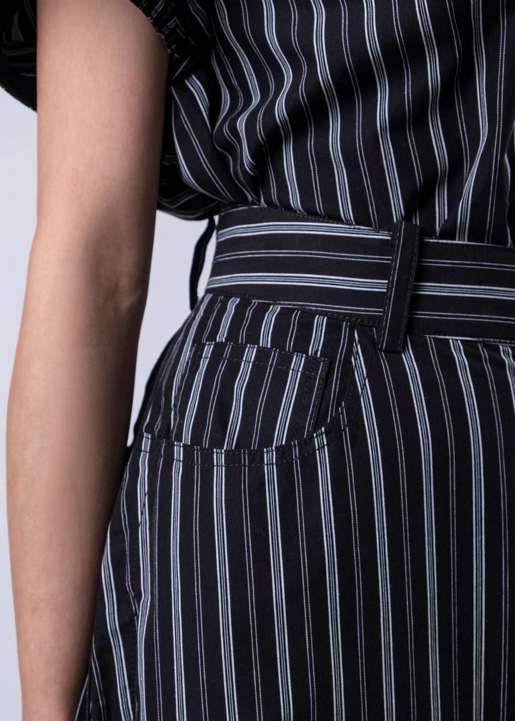 Designer Stripe Long Pants