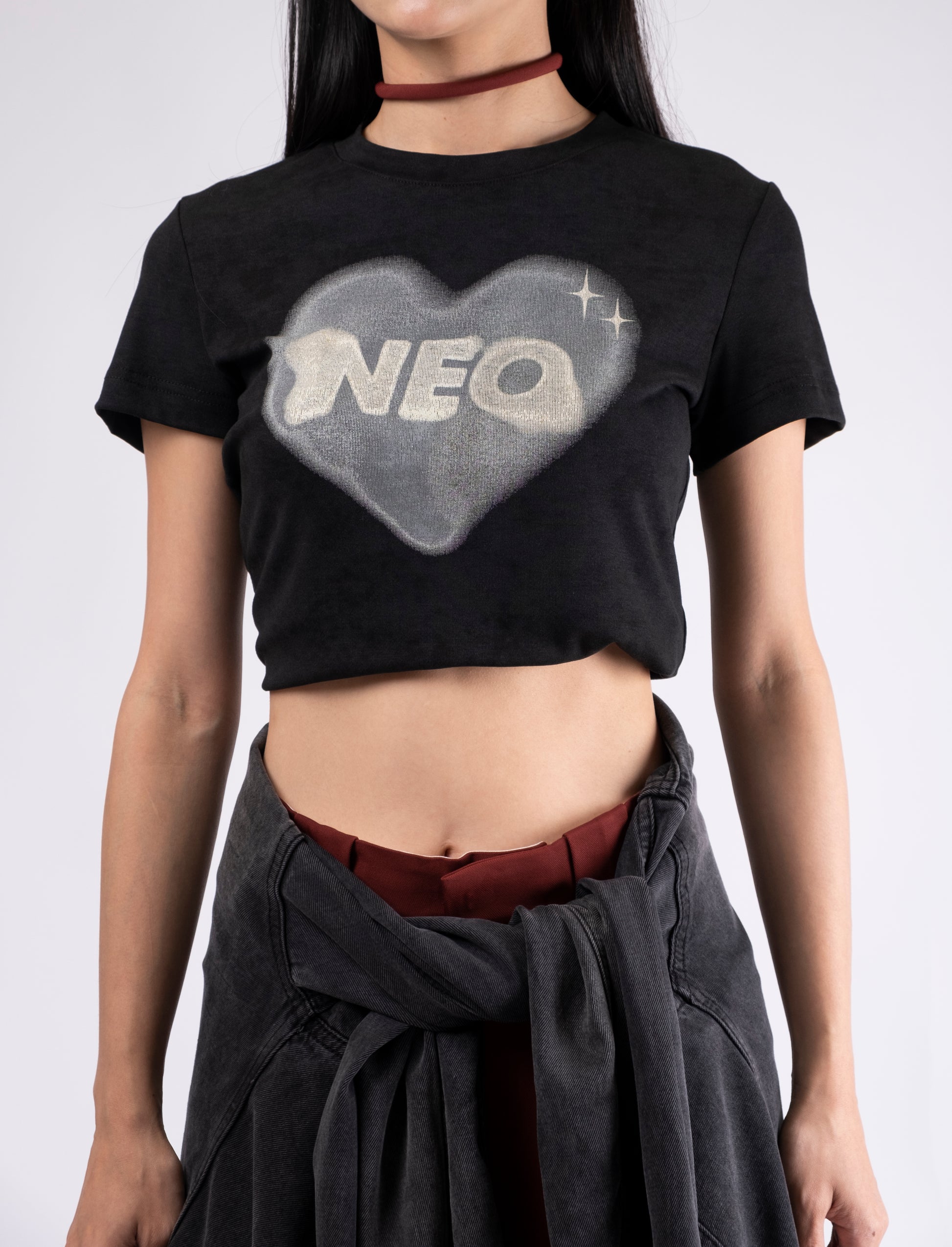 N E O Love design Print T-shirt