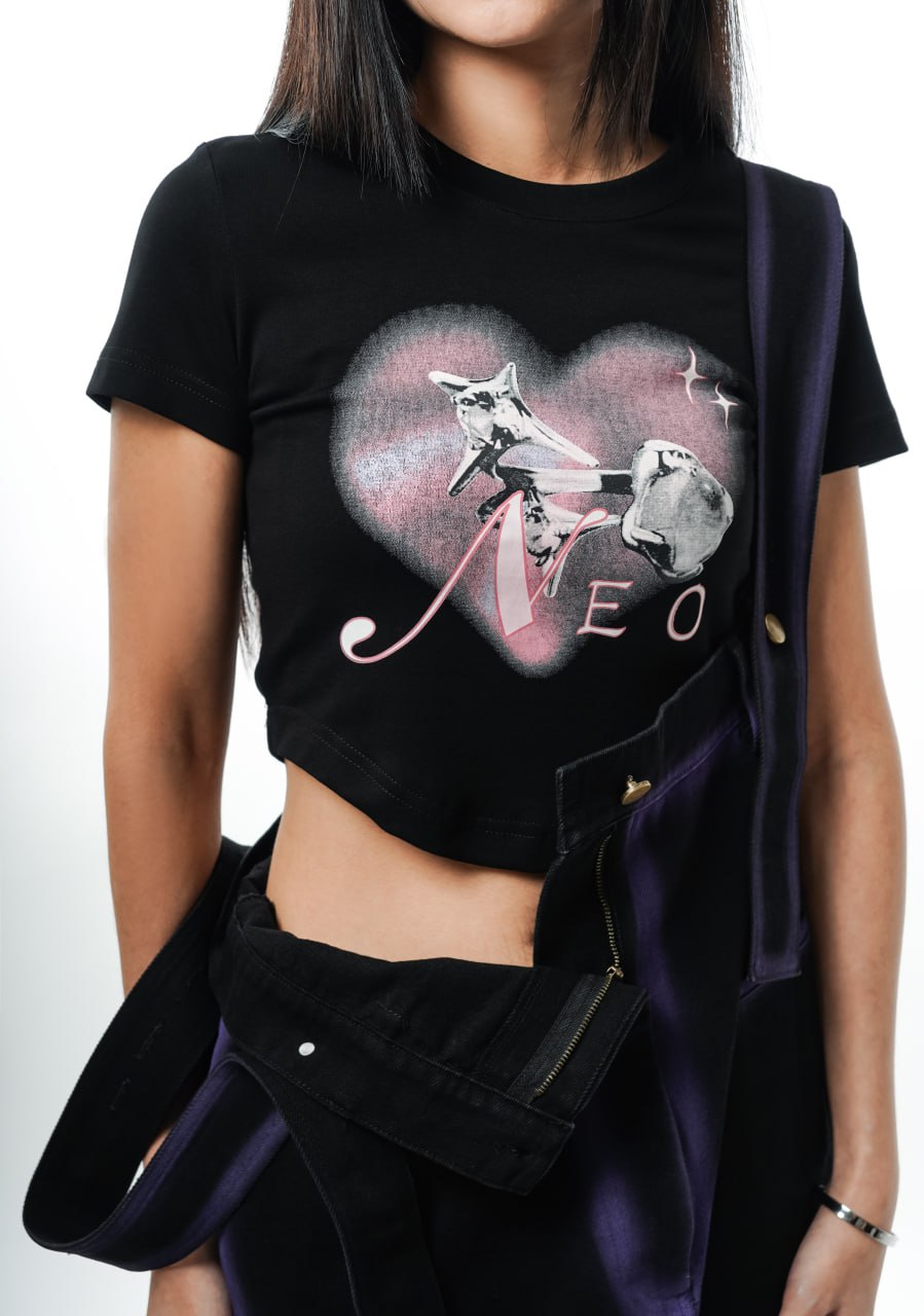 N E O Psychedelia Crop Top