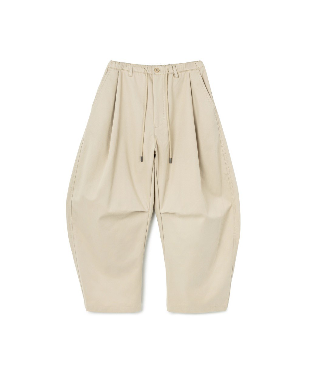 Elastic Drawstring Barrel Pants