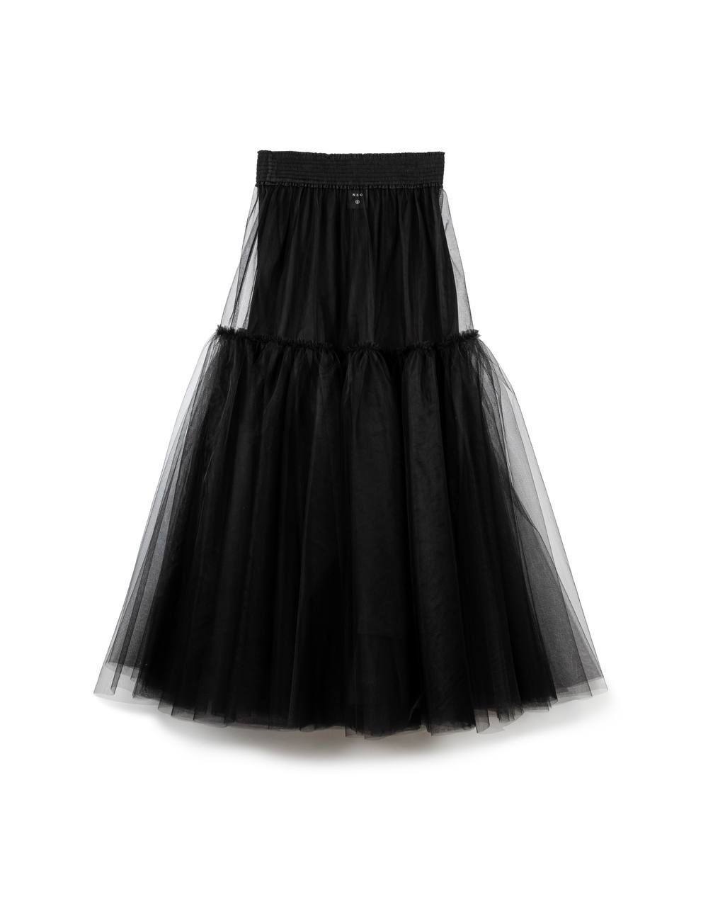 Layered Mesh Tulle Skirt